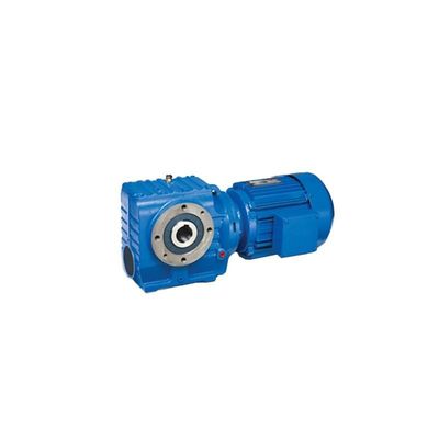 Redutor chanfrado da velocidade helicoidal do motor da engrenagem do redutor 380V 50Hz do sem-fim com eixo oco